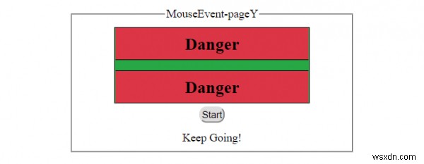 HTML DOM MouseEvent pageY 속성 