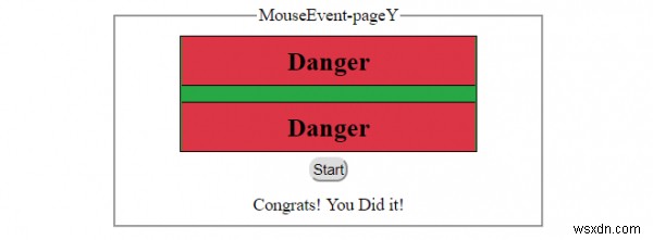 HTML DOM MouseEvent pageY 속성 
