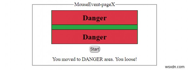 HTML DOM MouseEvent pageX 속성 