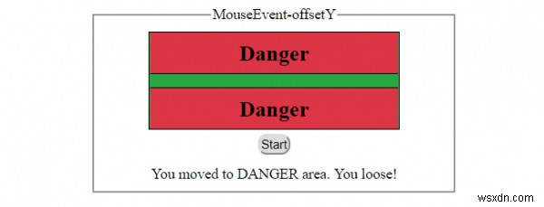 HTML DOM MouseEvent offsetY 속성 