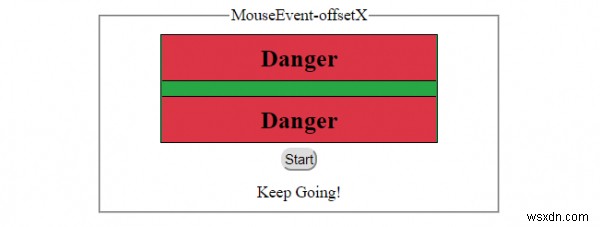 HTML DOM MouseEvent offsetX 속성 