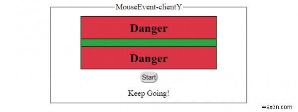 HTML DOM MouseEvent clientY 속성 