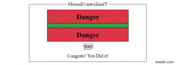 HTML DOM MouseEvent clientY 속성 