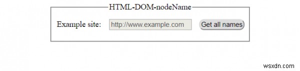 HTML DOM nodeName 속성 