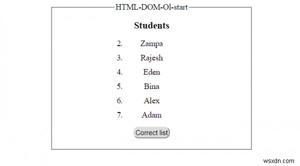 HTML DOM 시작 속성 