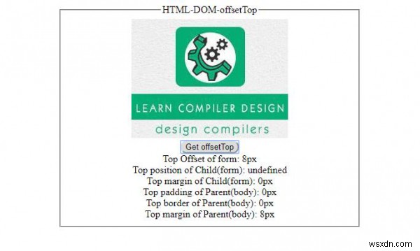 HTML DOM offsetTop 속성 