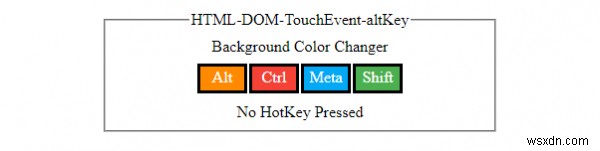 HTML DOM TouchEvent altKey 속성 