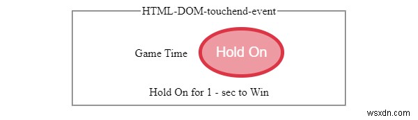 HTML DOM 터치엔드 이벤트 