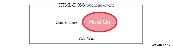 HTML DOM 터치엔드 이벤트 