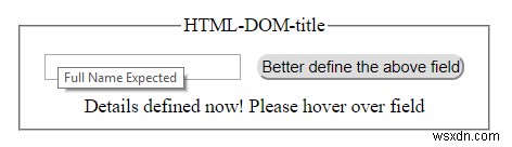 HTML DOM 제목 속성 