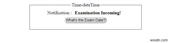 HTML DOM 시간 dateTime 속성 