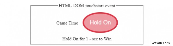 HTML DOM 터치스타트 이벤트 