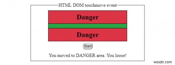 HTML DOM 터치무브 이벤트 