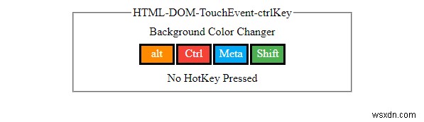 HTML DOM TouchEvent 객체 