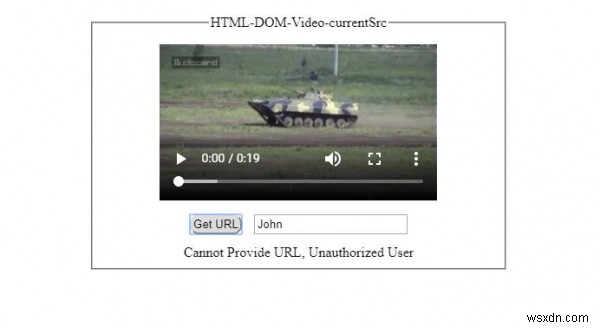 HTML DOM 비디오 currentSrc 속성 