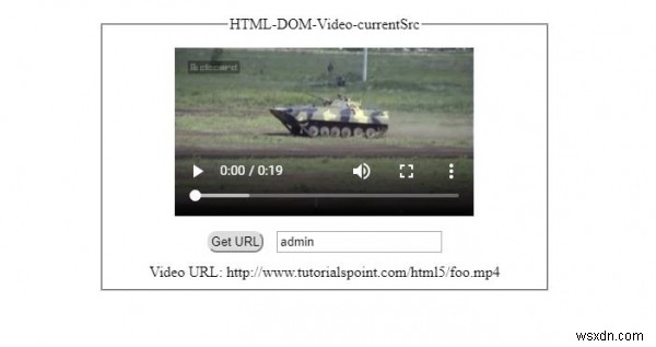 HTML DOM 비디오 currentSrc 속성 