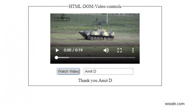 HTML DOM 비디오 컨트롤 속성 