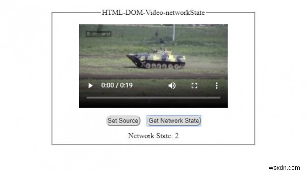 HTML DOM 비디오 networkState 속성 