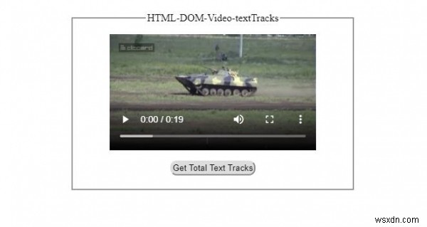 HTML DOM 비디오 textTracks 속성 