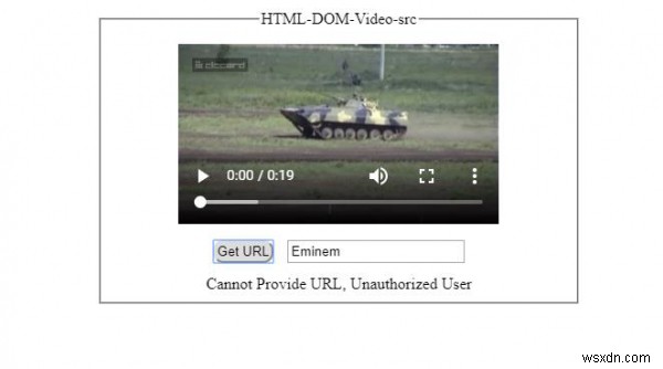 HTML DOM 비디오 src 속성 