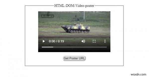 HTML DOM 비디오 포스터 속성 