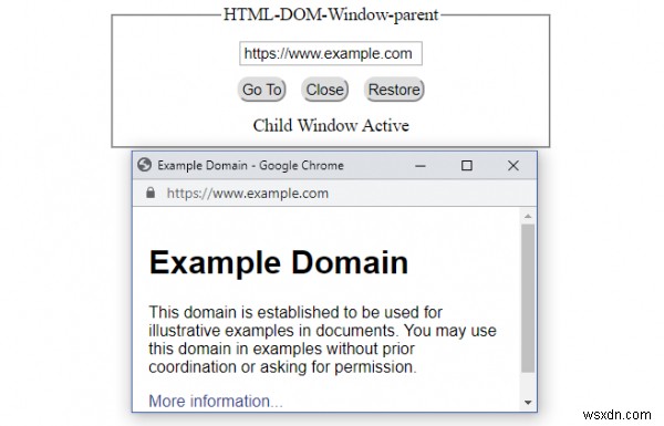 HTML DOM 창 부모 속성 