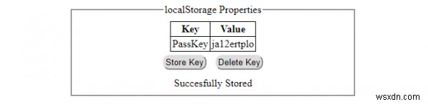 HTML DOM localStorage 속성 