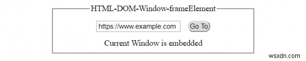 HTML DOM 창 frameElement 속성