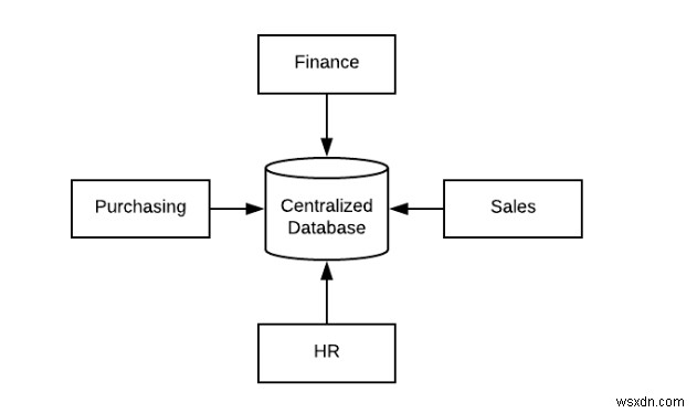 중앙 집중식 데이터베이스 관리 시스템 