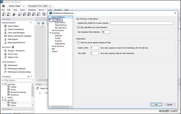 MySQL Workbench에서 연결을 유지하는 방법은 무엇입니까? 