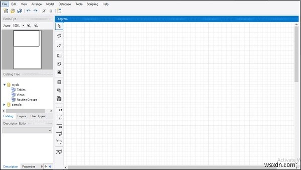 MySQL Workbench를 사용하여 서버에서 데이터베이스의 ER 모델을 얻는 방법은 무엇입니까? 