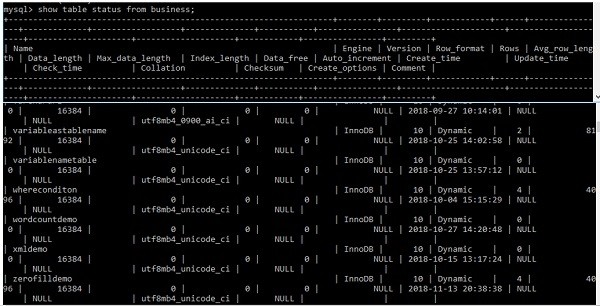 MySQL 테이블이 myISAM 또는 InnoDB 엔진을 사용하고 있는지 어떻게 알 수 있습니까? 