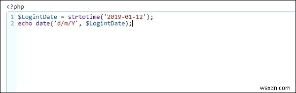 PHP MySQL에서 날짜 형식(DB 또는 출력)을 dd/mm/yyyy로 변경하시겠습니까? 