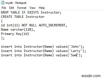 터미널에서 MySQL 데이터베이스의 SQL 파일을 실행하시겠습니까? 