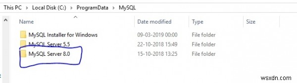 MySQL 디렉토리에서 my.ini를 찾을 수 없습니까? 