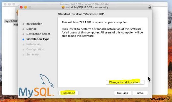 macOS에 MySQL 설치 