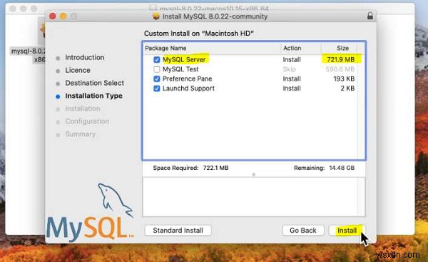 macOS에 MySQL 설치 