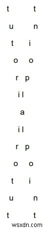 C 프로그램에서  X  형식으로 홀수 길이의 문자열을 출력합니다. 