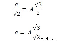 C 프로그램에서 육각형에 내접하는 원 안에 내접하는 정사각형의 넓이는? 