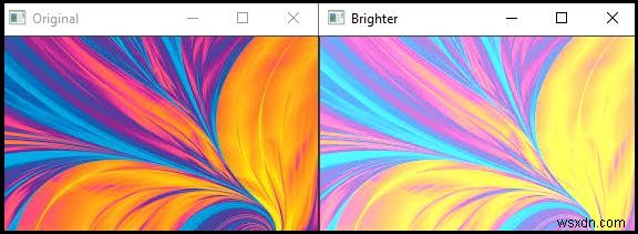 C++를 사용하여 OpenCV에서 이미지의 밝기를 변경하는 방법은 무엇입니까? 