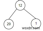 C++에서 주어진 값 x로 합산되는 하위 트리를 계산합니다. 