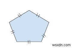 C++에서 오각형의 넓이를 구하는 프로그램 