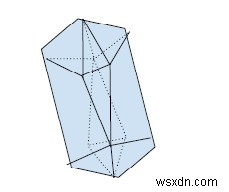 C++에서 정이십면체의 넓이와 부피를 구하는 프로그램 