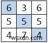 C++를 사용하여 모든 행, 열 및 대각선의 합이 3×3 행렬과 같도록 대각선 채우기 