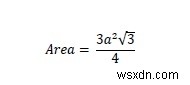 C++에서 육각형에 내접하는 가장 큰 삼각형의 면적 