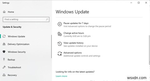 최신 Windows 업데이트가 내 PC에 표시되지 않는 이유는 무엇입니까? 