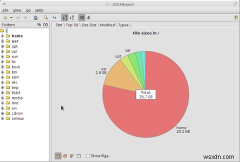 Linux에서 디스크 사용량을 볼 수 있는 7가지 훌륭한 앱 