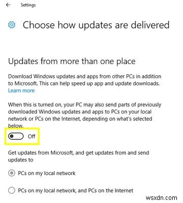 Windows 10이 인터넷 대역폭을 낭비하는 4가지 방법 