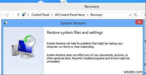 Windows 8 설치를 복원, 새로 고침 또는 재설정하는 방법 