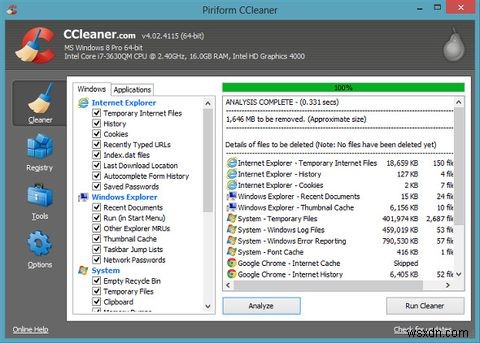 클리너 비교:CCleaner 대 Slimcleaner 대 IObit Advanced SystemCare 